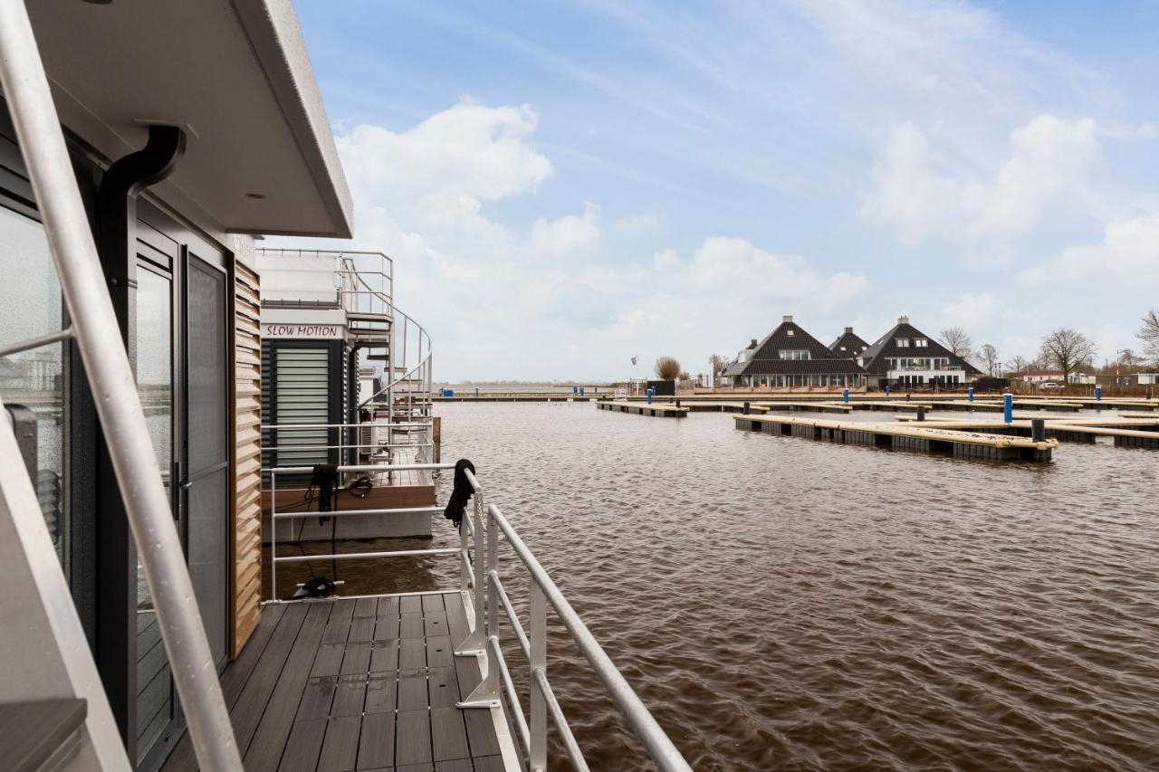 Welcome In - Houseboat 'Elysium' Met Eigen Aanlegsteiger Sneek - Оффінгавір Екстер'єр фото