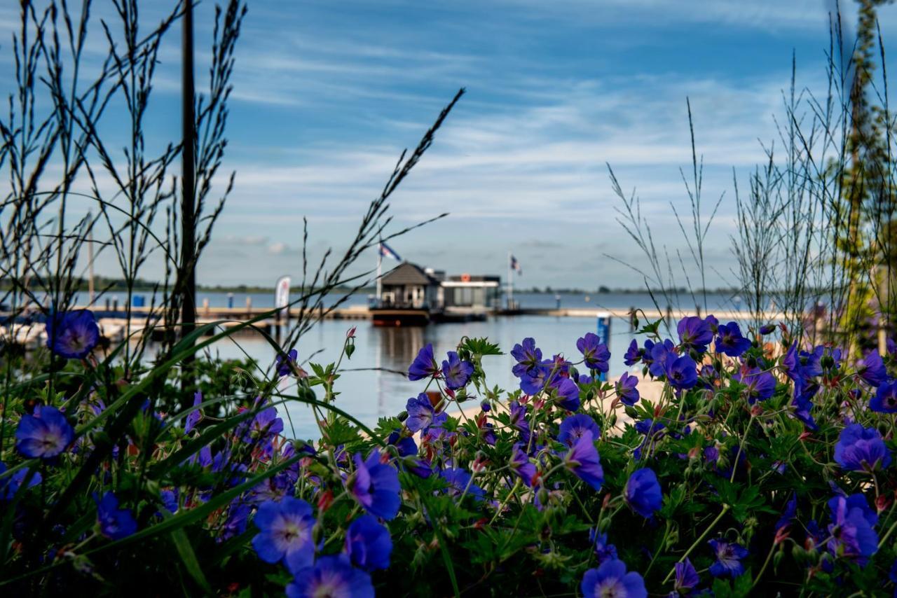 Welcome In - Houseboat 'Elysium' Met Eigen Aanlegsteiger Sneek - Оффінгавір Екстер'єр фото