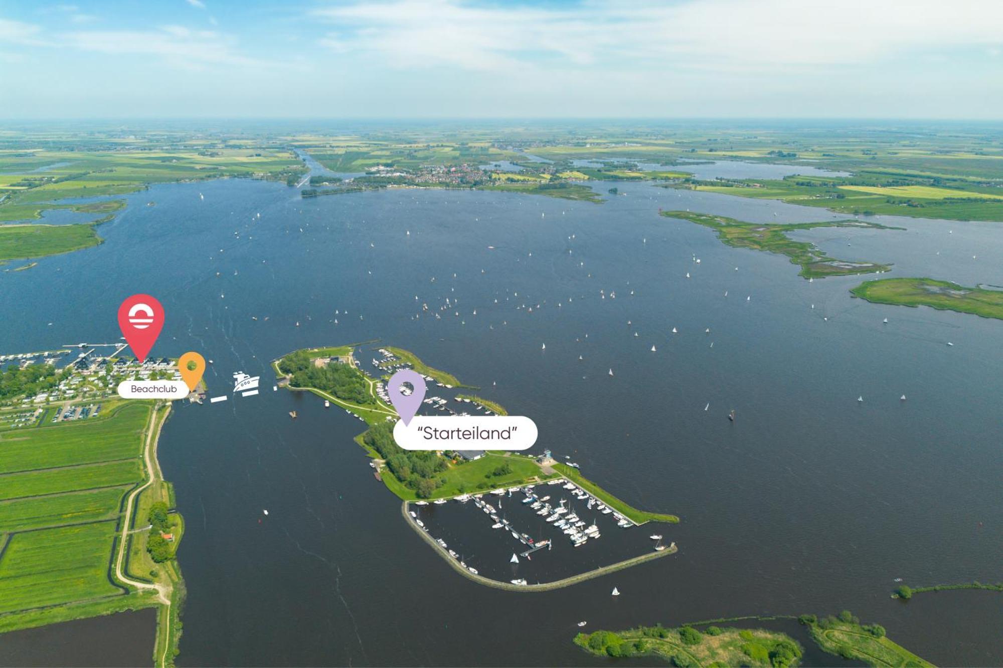 Welcome In - Houseboat 'Elysium' Met Eigen Aanlegsteiger Sneek - Оффінгавір Екстер'єр фото
